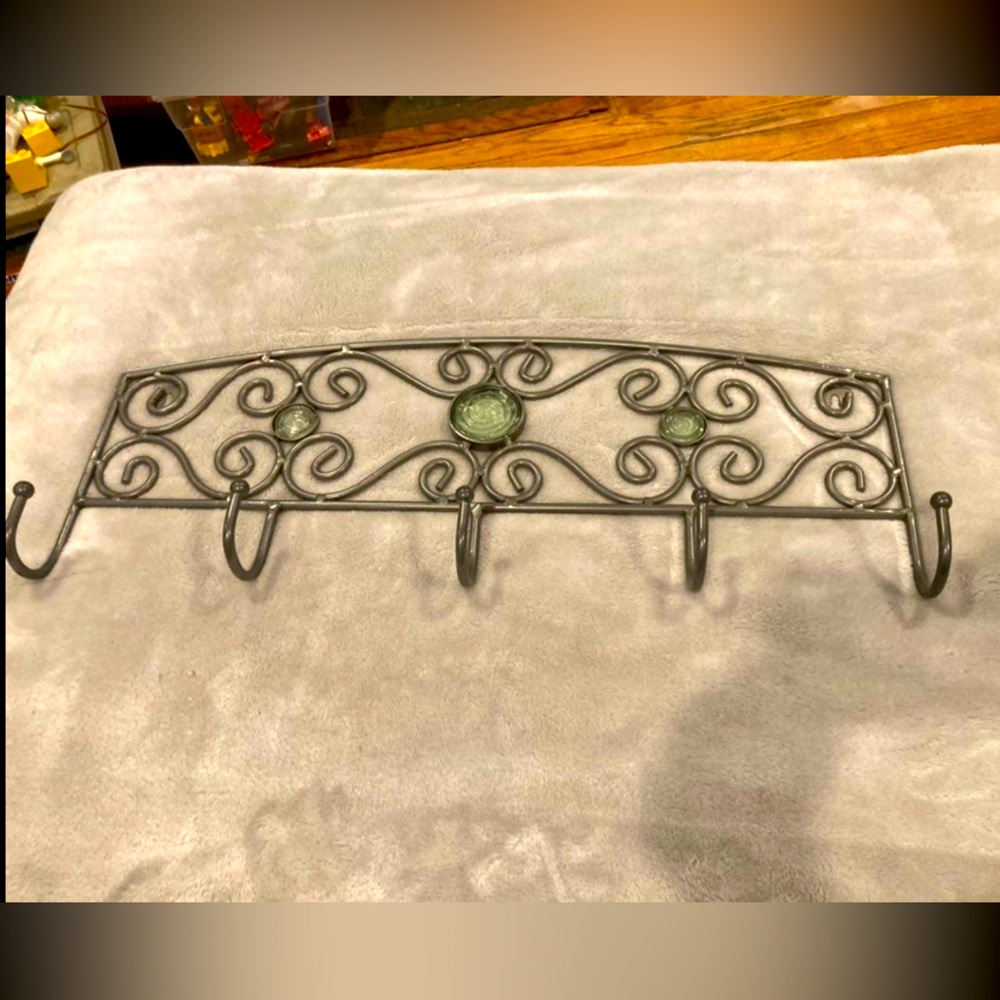 ORNATE IRON Wall Hanging Hooks